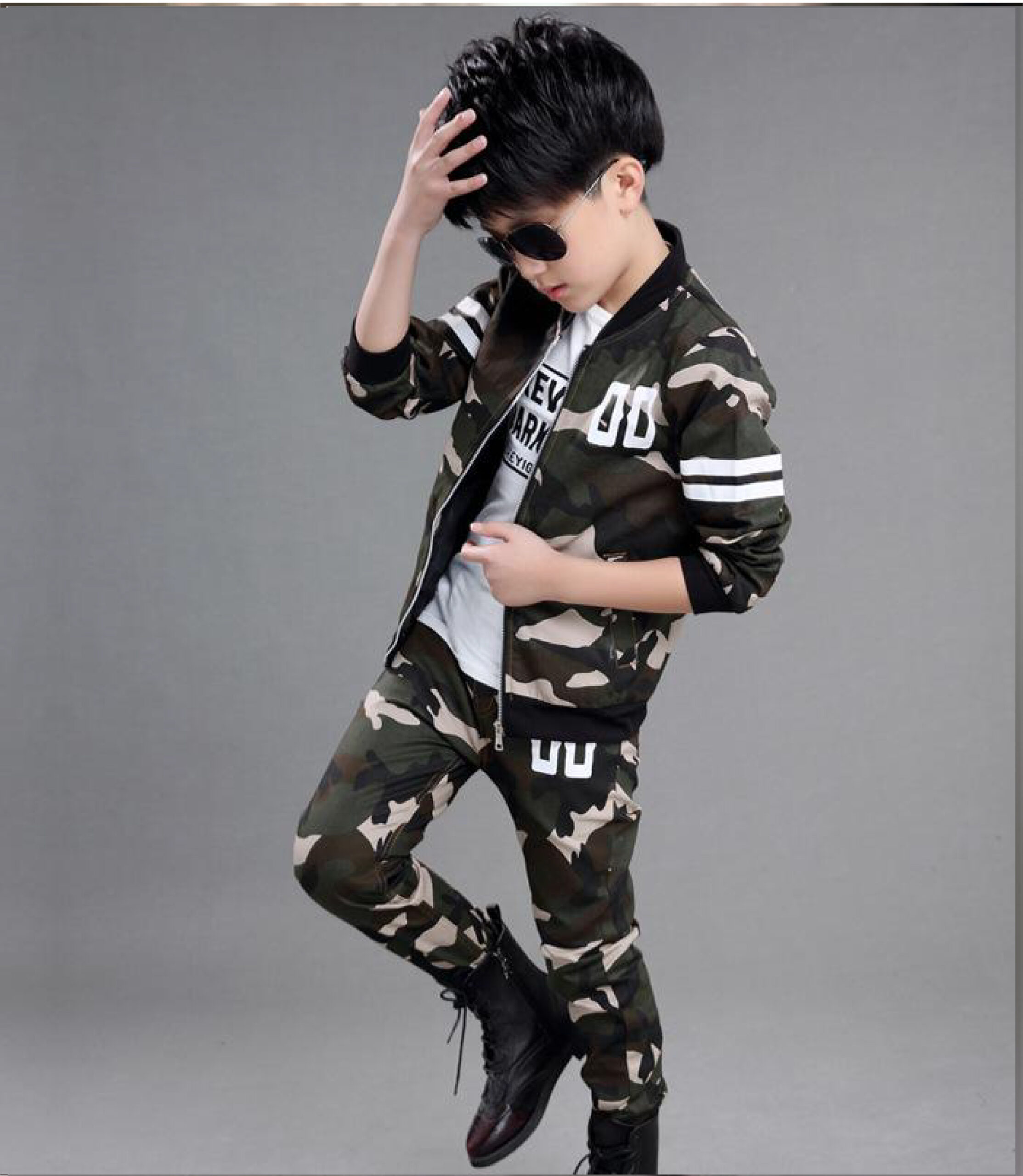 4-15-Years-Boys-Sport-Suits-2017-Autumn-New-Camouflage-Style-Children-s-Tracksuit-for-Boys